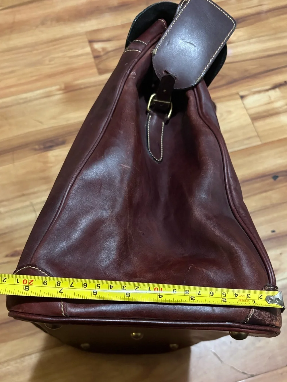 Vintage Holland Brothers Leather Polo Bag